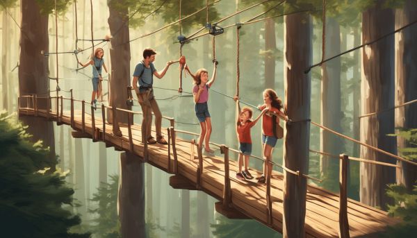 Aventure en famille dans les parcs France Aventure